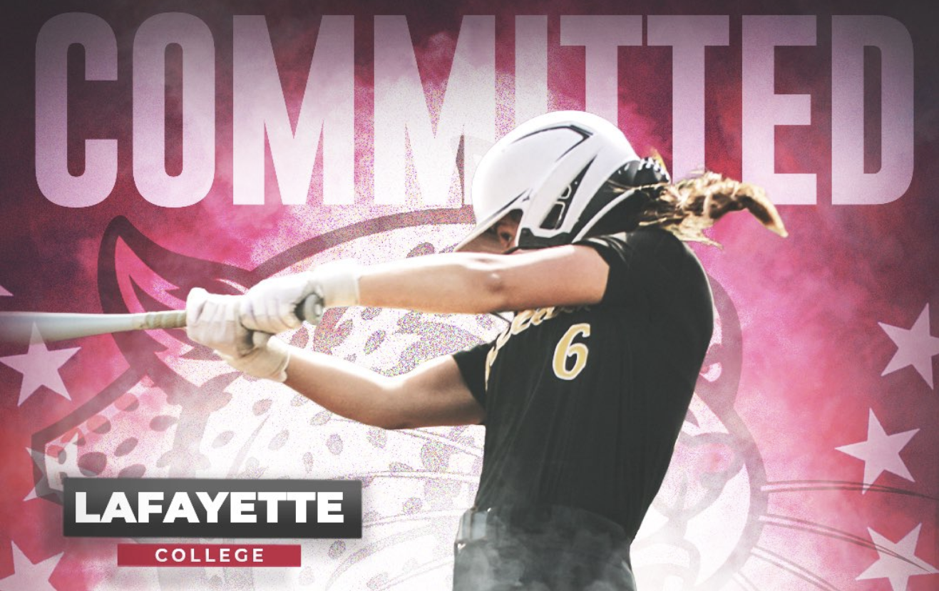 Nora Sarcone, a 2027 catcher with NJ Cheetahs - Gonzalez, has committed to Lafayette College in the D1 Patriot League